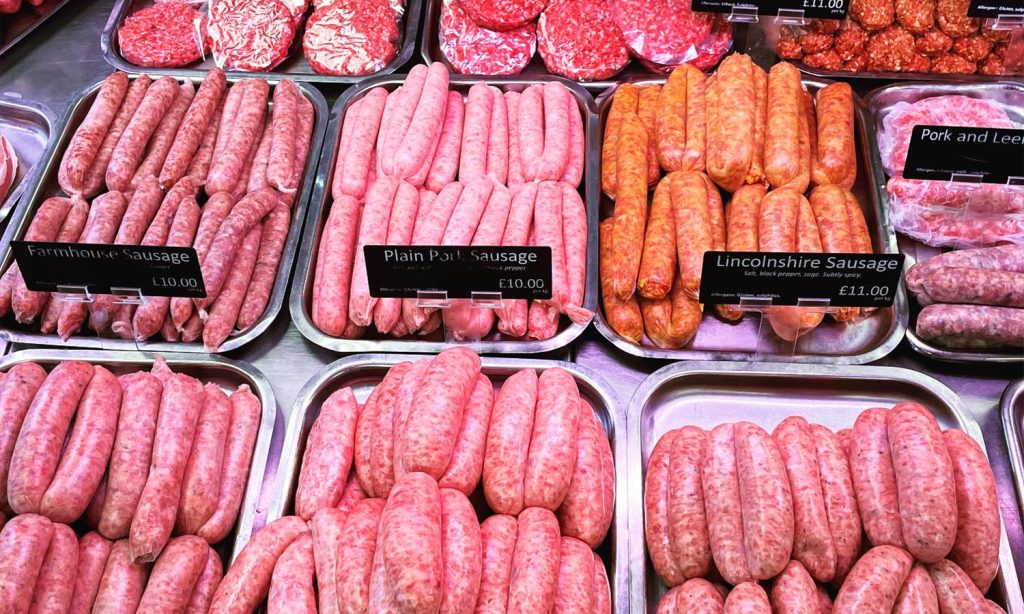 wilsons-of-york-sausages Sausages at Wilson's of York Butchers